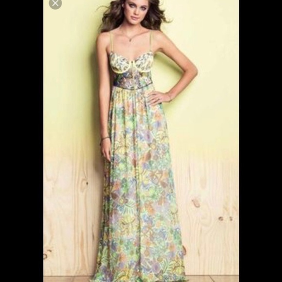 Maaji Corset Floral Maxi Dress (24) - Picture 1 of 10